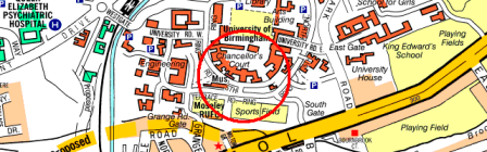 Birmingham Street Map - Postcode View